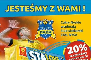 Słodki sponsor Stali Nysa