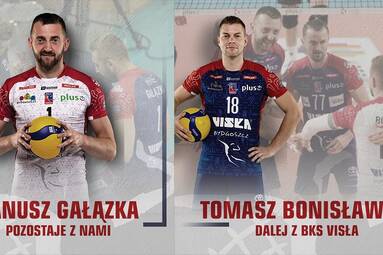 Janusz Gałązka i Tomasz Bonisławski dalej będą grać w barwach BKS Visły Bydgoszcz