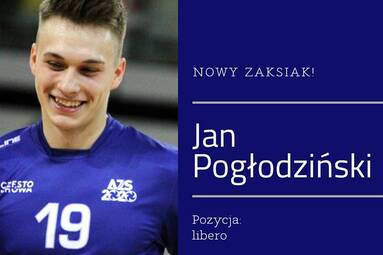 Jan Pogłodziński nowym libero ZAKSY