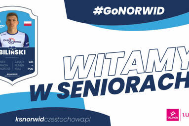 Damian Biliński zasili kadrę seniorów Norwida Częstochowa