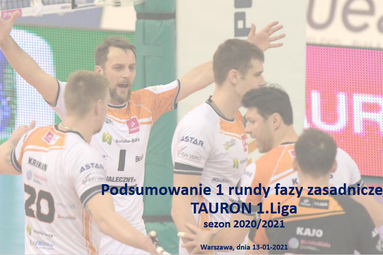 Podsumowanie I rundy fazy zasadniczej TAURON 1. Ligi