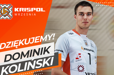 Dominik Koliński opuszcza drużynę KRISPOL-u
