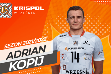 Adrian Kopij nowym przyjmującym KRISPOL-u