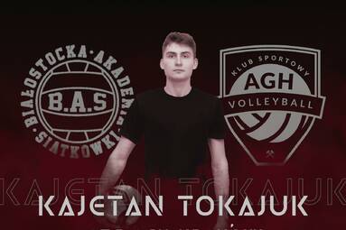 Kajetan Tokajuk nowym przyjmującym Akademików