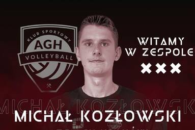 Michał Kozłowski dołącza do AZS AGH Kraków