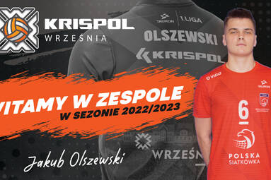 Jakub Olszewski nowym przyjmującym KRISPOL-u