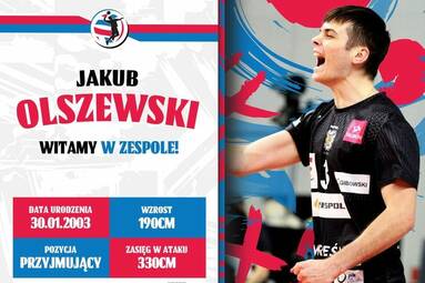 Jakub Olszewski nowym przyjmującym MKS Będzin