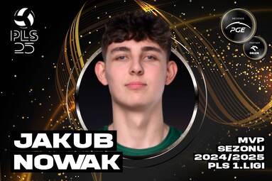 Nominowani w kategorii MVP PLS 1. Ligi 2024/2025: Jakub Nowak