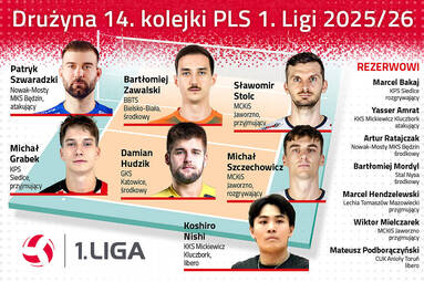 Drużyna 14. kolejki PLS 1. Ligi