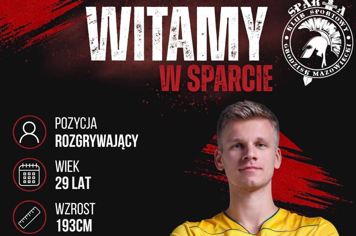 Kolejne wzmocnienie Sparty Grodzisk Mazowiecki