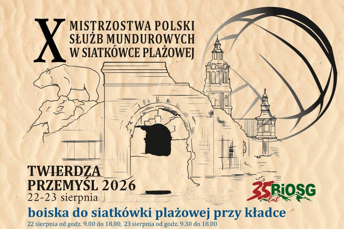 Wielkie Święto Siatkówki! X Mistrzostwa Polski Służb Mundurowych w Siatkówce Plażowej – Twierdza Przemyśl 2026