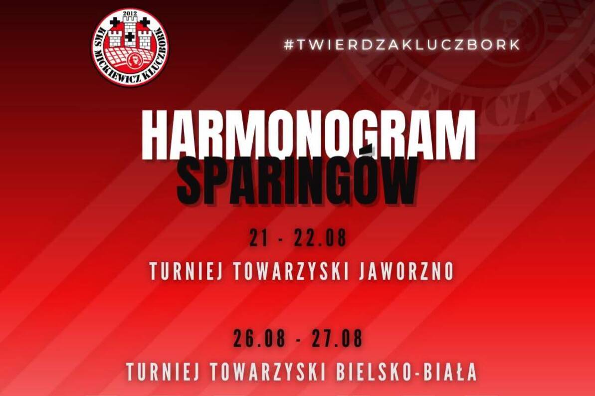 Harmonogram sparingów KKS Mickiewicz Kluczbork