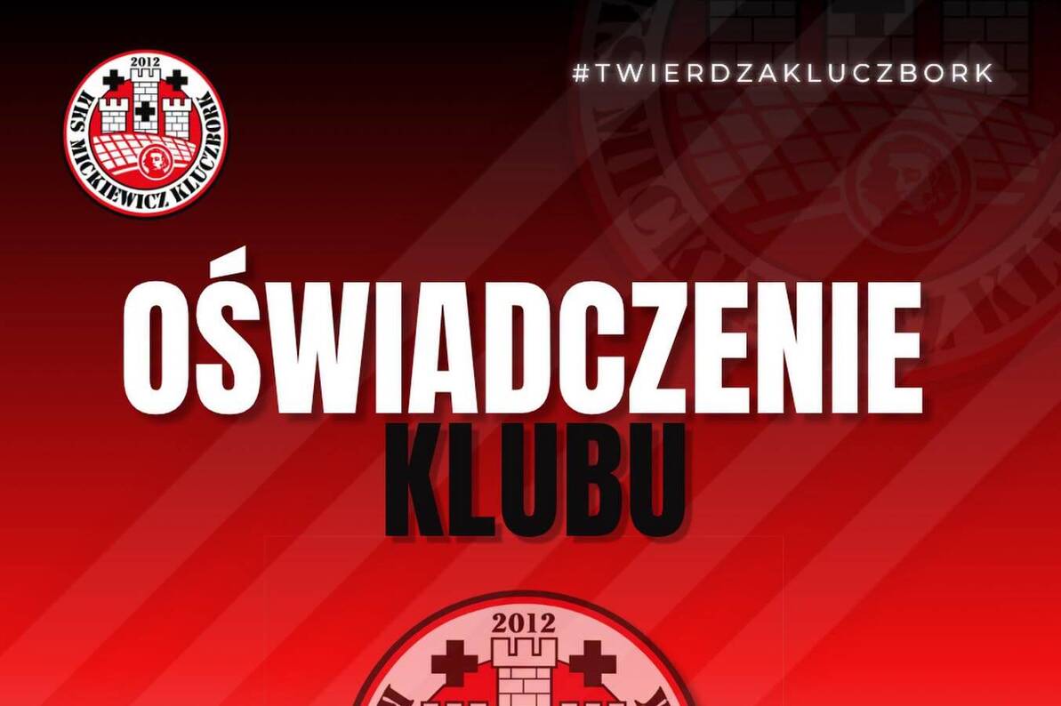 Oświadczenie klubu KKS Mickiewicz Kluczbork w sprawie Marcina Jaskuły