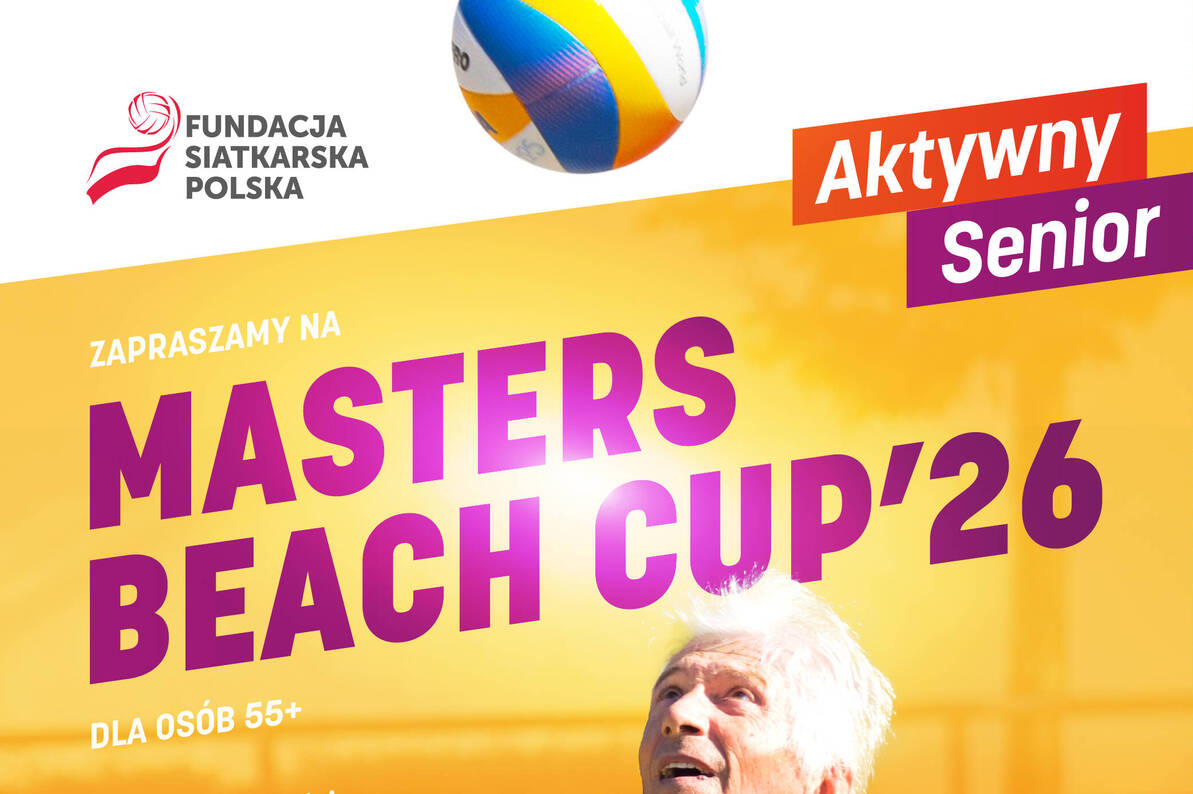 Ruszyły zapisy na Masters Beach Cup'26 – wyjątkowy turniej dla Aktywnych Seniorów