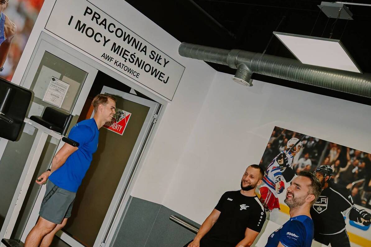 Zawodnicy BBTS-u Bielsko-Biała w AWF Katowice