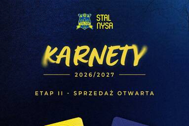 Ruszyła sprzedaż otwarta karnetów Stali Nysa na sezon 2026/2027