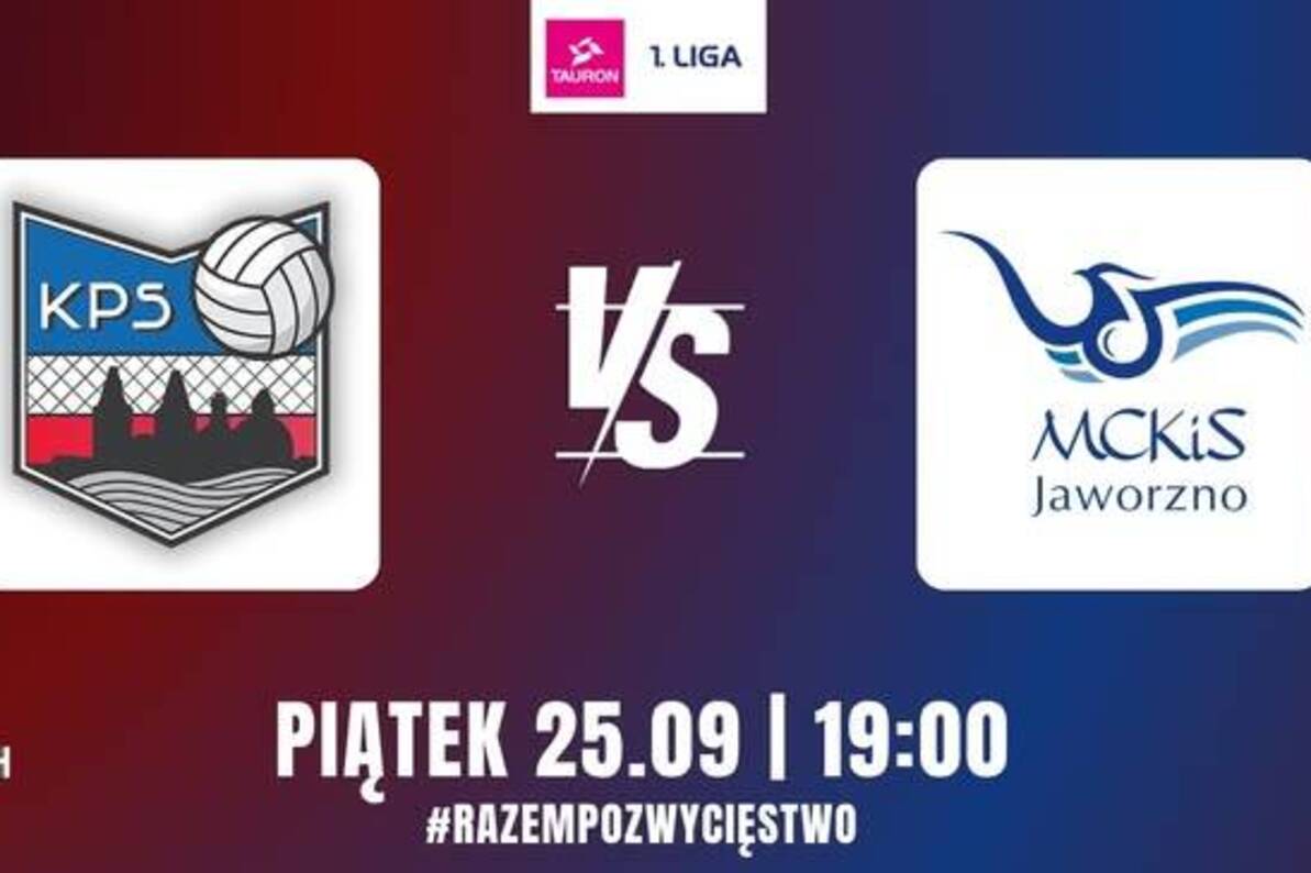 Piątek z TAURON 1. Ligą: KPS Płock - MCKiS Jaworzno 2:3