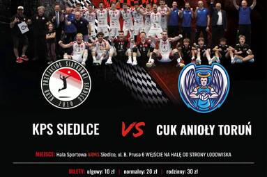Piątek z TAURON 1. Ligą: KPS Siedlce - CUK Anioły Toruń 0:3